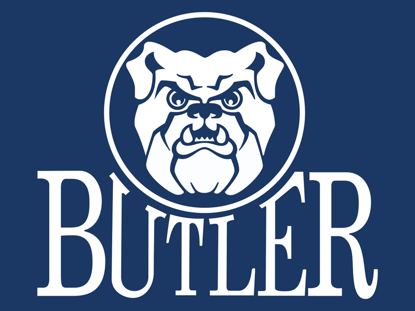 Butler Bulldogs 1990-2014 Alternate Logo vinyl decal